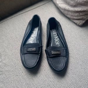 Black Calvin Klein Black Flats
